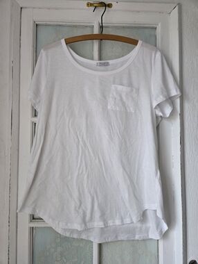 Studio 1886 White Pocket Tee L/G 12-14